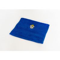 Gästehandtuch mit Logo KiKi - blau