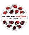 Aufkleber - Fremd sein