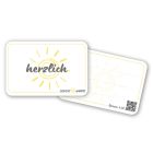 Leuchtworte - Zusatzkarten - Set "herzlich"