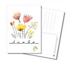 Postkarte - danke