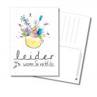 Postkarte - leider waren Sie nicht da