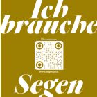 Mini-Plakat - Ich brauche Segen